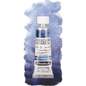 image:imageSchmincke  HORADAM AQUARELL Super Granulation 14 951 006 Deep Sea Violet 15 ml tube very strong granulating colors finest supergranulating watercolors