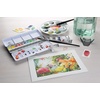 image:imageSchmincke  HORADAM AQUARELL Color Box with 36 Finest Watercolors 74436097 Metal Box Painting Set Watercolors 36 x 12 Pans Space for 12 Additional 12 Pans