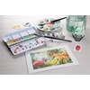 image:imageSchmincke  HORADAM AQUARELL Empty box 74 924 097 black metal box with mixing palette for individual filling with 24 x 12 or 12 x 11 cellsfor 12 x 11 or 24 x 12 pans