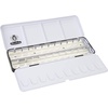 image:imageSchmincke  HORADAM AQUARELL Empty box 74 924 097 black metal box with mixing palette for individual filling with 24 x 12 or 12 x 11 cellsfor 12 x 11 or 24 x 12 pans