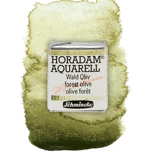 image:imageSchmincke  HORADAM AQUARELL Super Granulation 14 916 044 Urban Yellow 12 pans very strong granulating colors finest super granulating watercolors941 forest olive